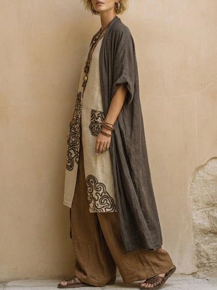 Suzanne | Conjunto Boho de Verano de Pierna Ancha