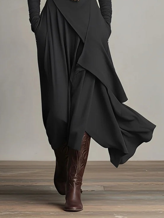 Malva | Vestido Maxi de Cuello Alto