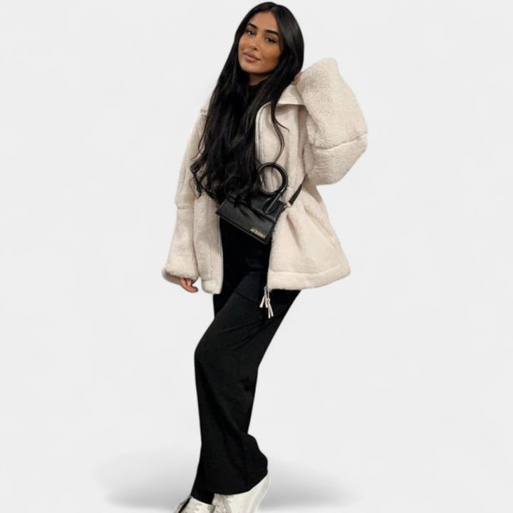 Karla – Chaqueta de teddy suave