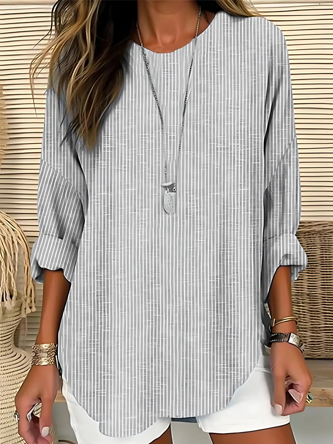 Wanda™ | Camisa de rayas fluida