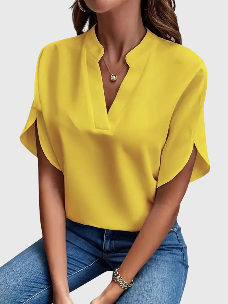Beatrix™ | Camisa de cuello V
