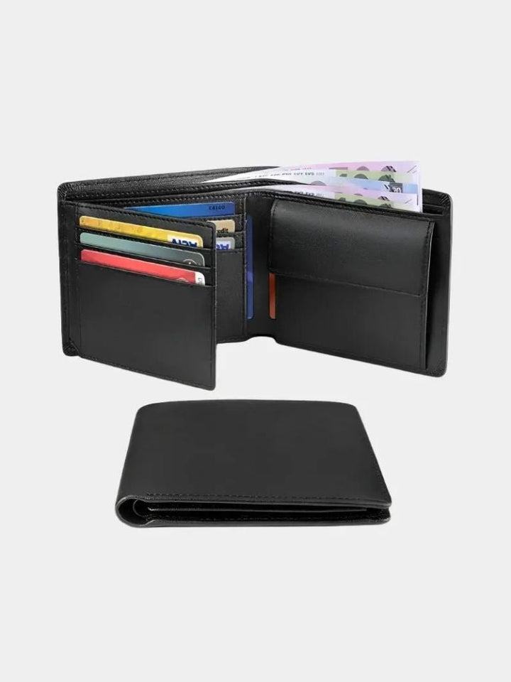 Cartera de Cuero Antirrobo RFID