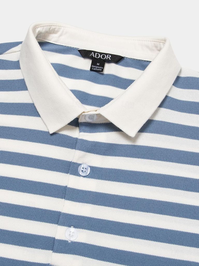 Azure Nautical Polo
