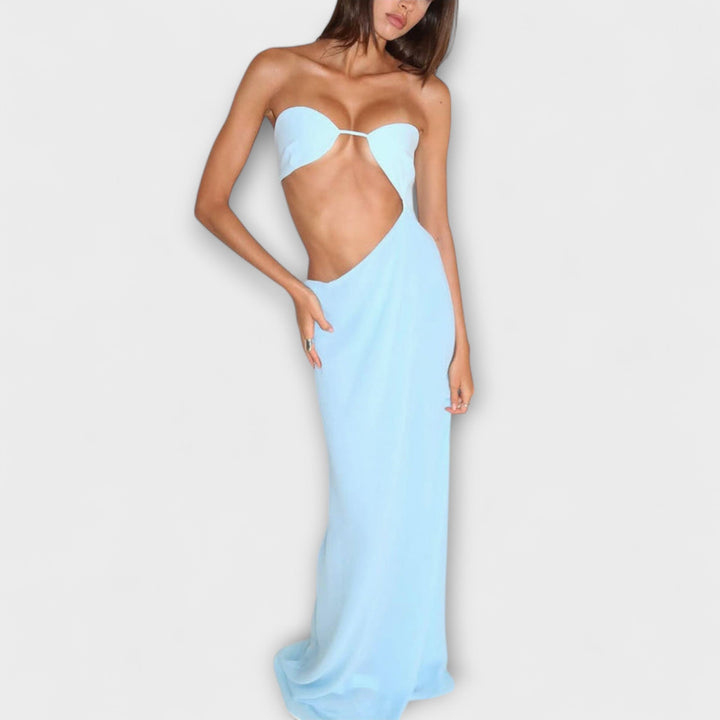 Isabella - Impresionante vestido de noche sin espalda