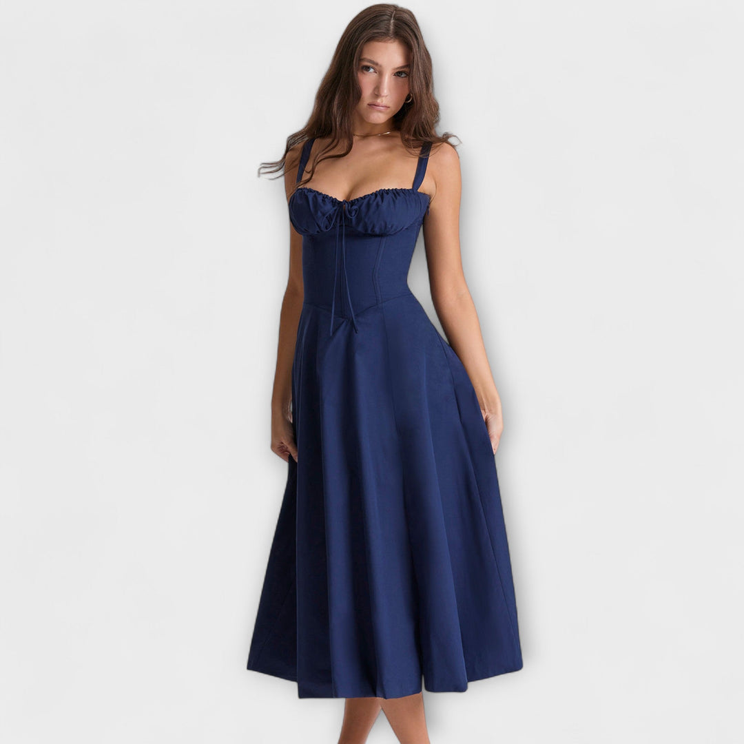 Zipporas - Vestido personalizado con moderno estampado floral de primavera