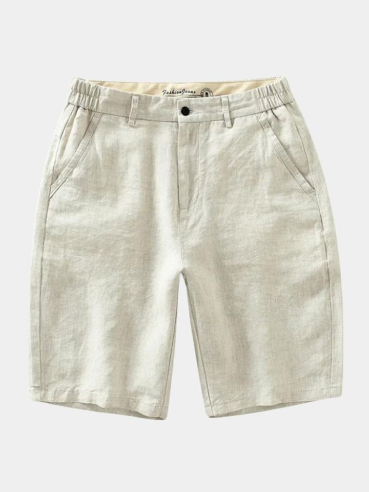 Lino Bleu Horizon - Pantalones Cortos