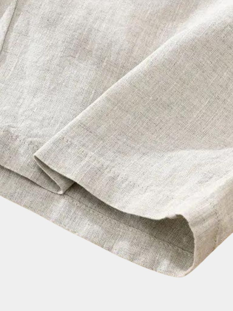 Lino Bleu Horizon - Pantalones Cortos