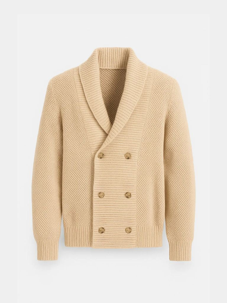 Cardigan de Punto Británico Elegante