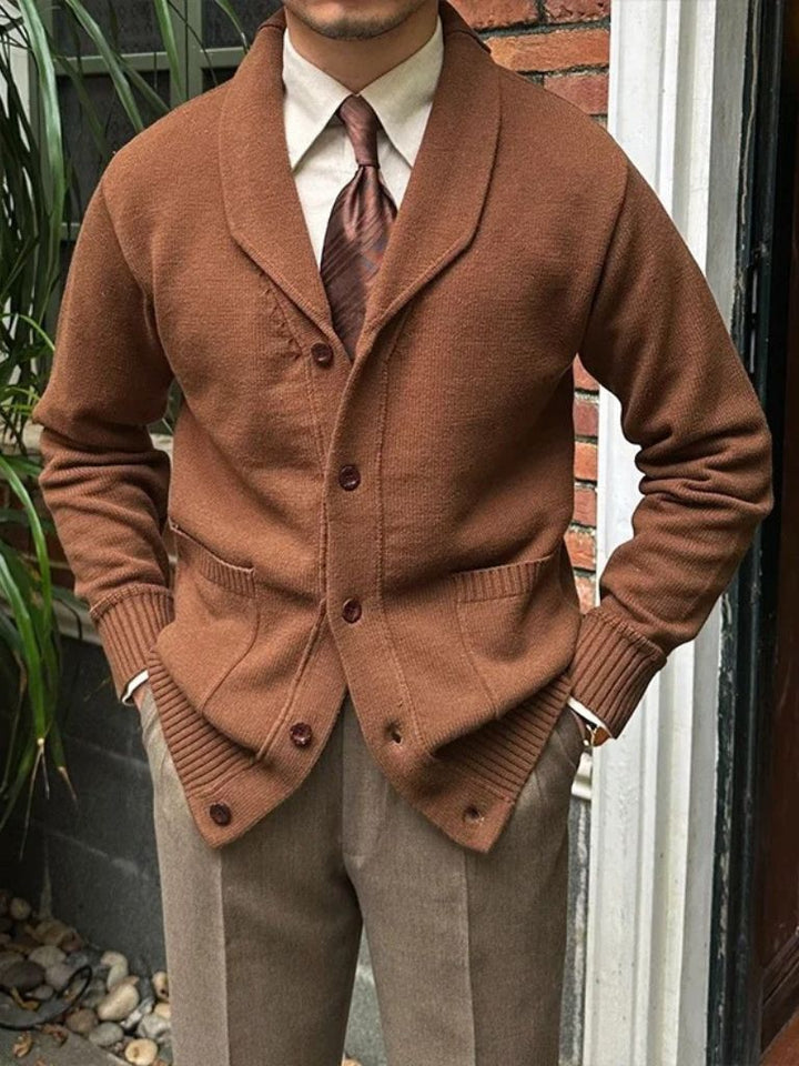 Cárdigan de Punto Británico