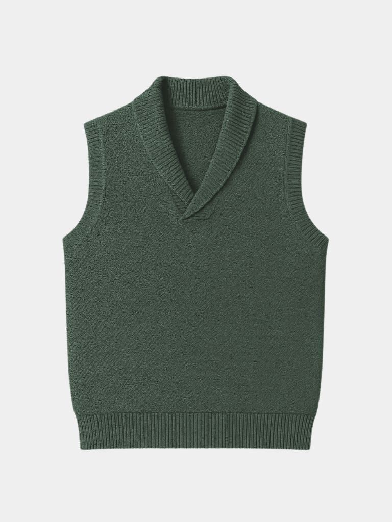 Chaleco de Punto Estilo Británico