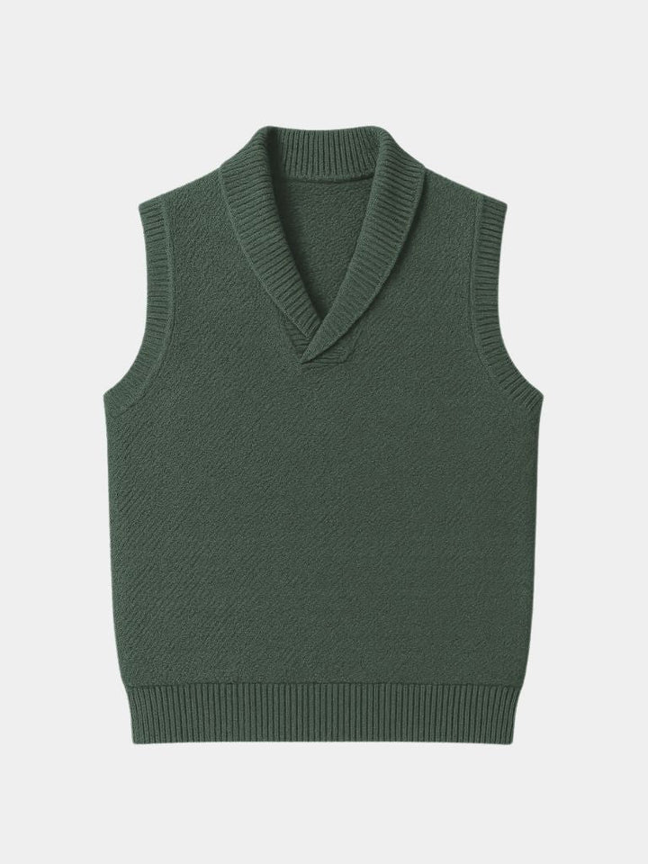 Chaleco de Punto Estilo Británico
