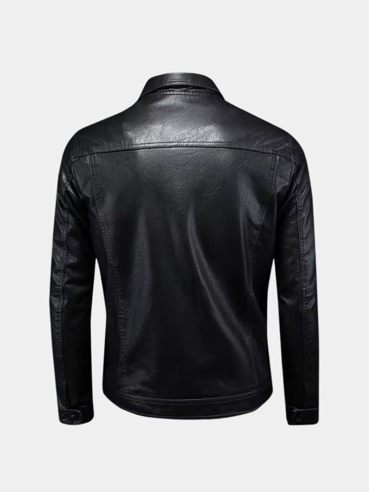 Chaqueta de Cuero Bronce Rebelde