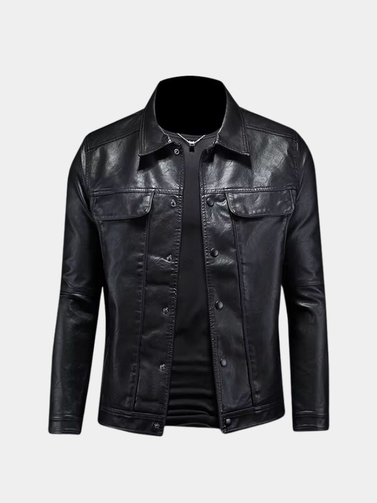 Chaqueta de Cuero Bronce Rebelde