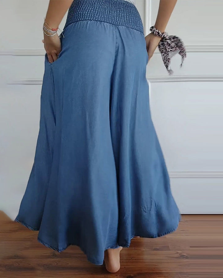 Jasper | Pantalones de Cintura Alta Smock