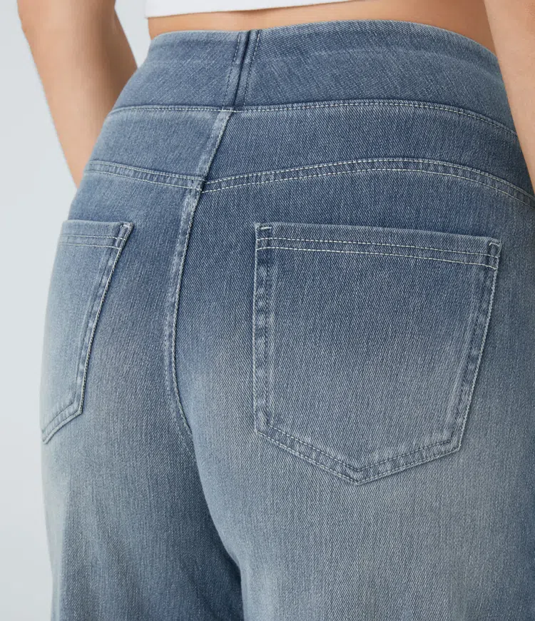 Solène - Jeans de Pierna Ancha Fit Relaxed