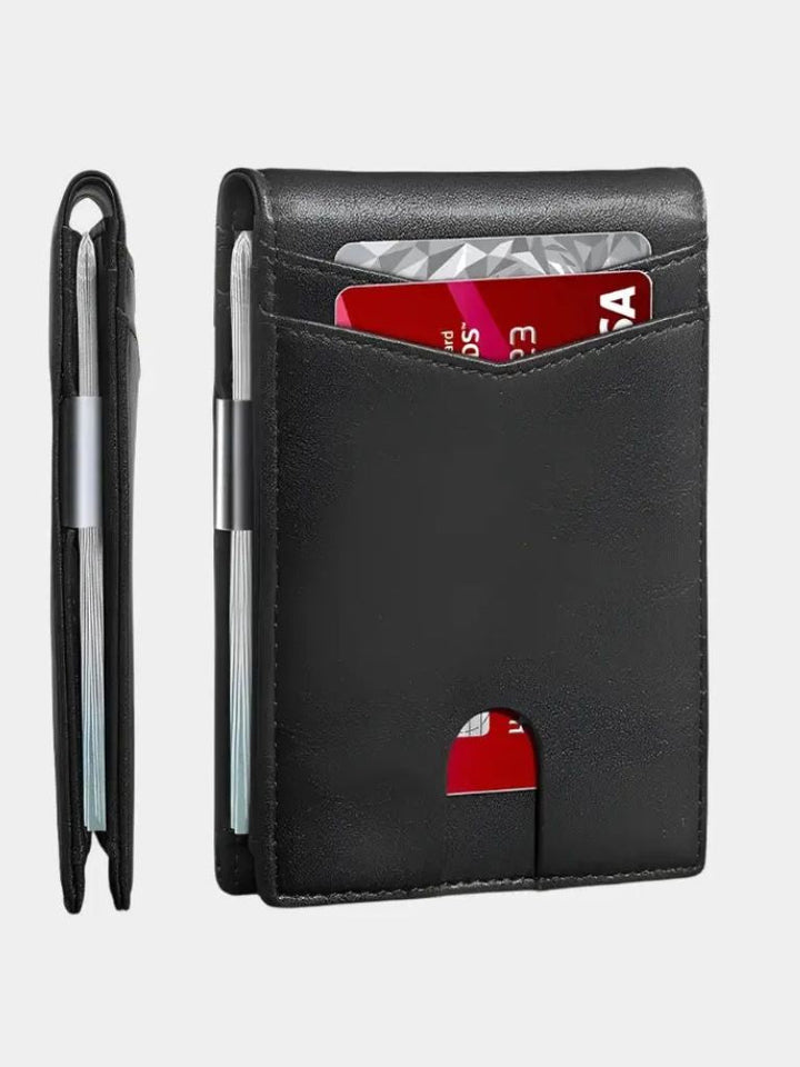 Billetera Antirrobo Minimalista de Carbono