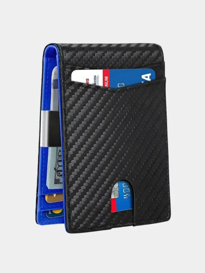 Billetera Antirrobo Minimalista de Carbono
