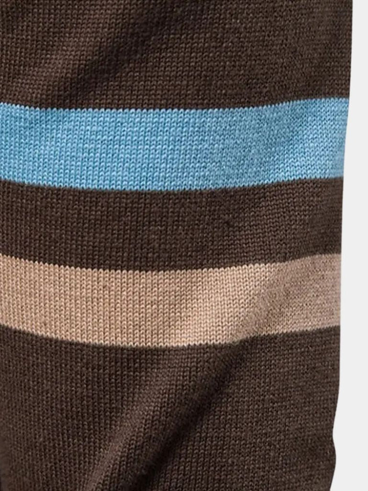 Cardigan con Cremallera y Cuello Alto