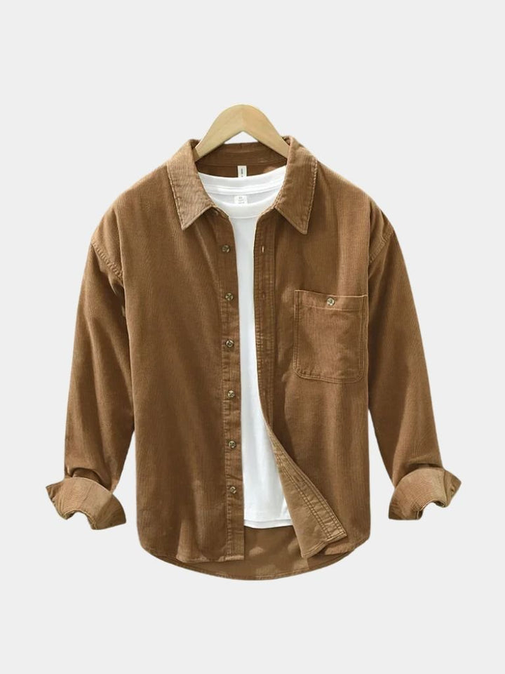 Camisa Casual de Pana