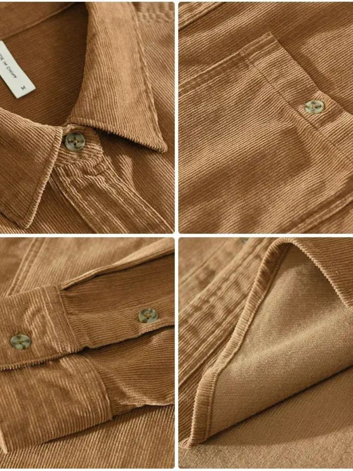 Camisa Casual de Pana