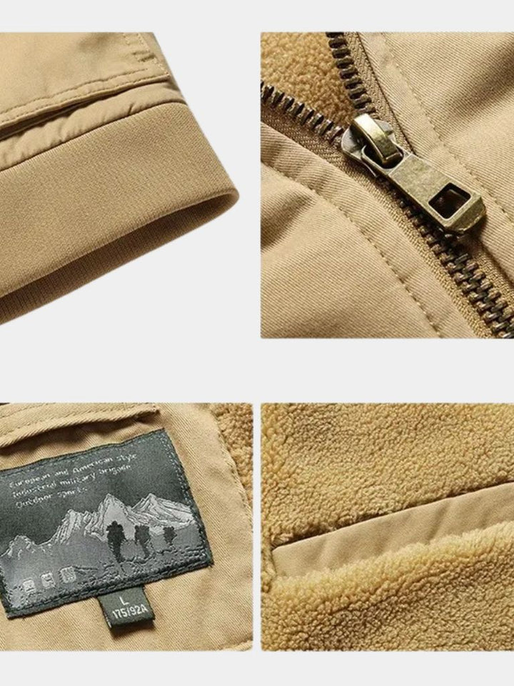 Chaqueta Casual de Forro Polar