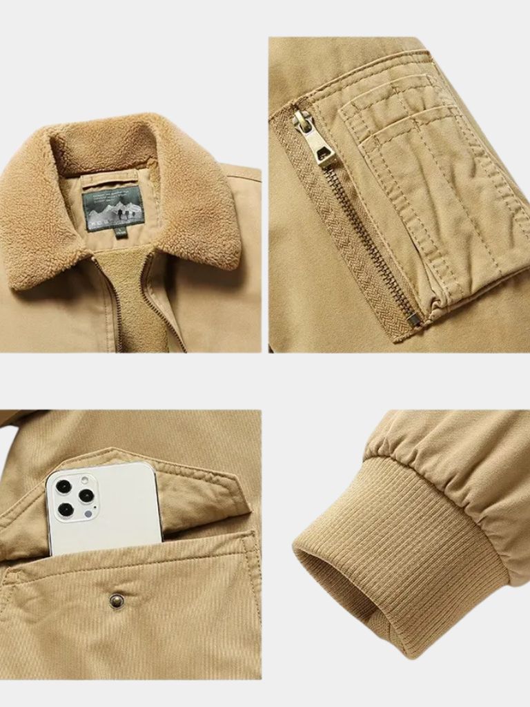 Chaqueta Casual de Forro Polar