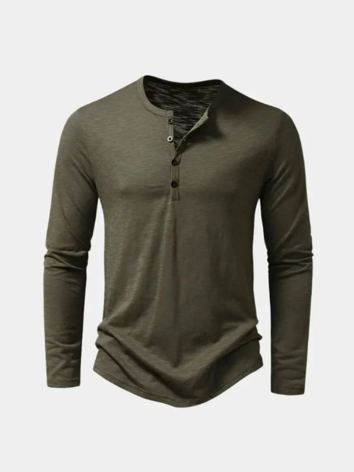 Camiseta de Manga Larga Henley
