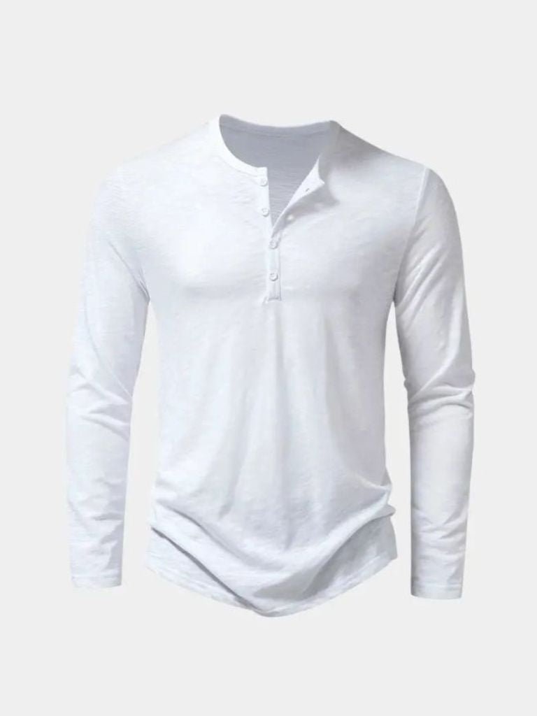 Camiseta de Manga Larga Henley