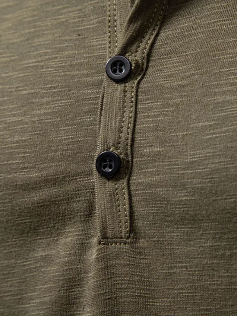 Camiseta de Manga Larga Henley
