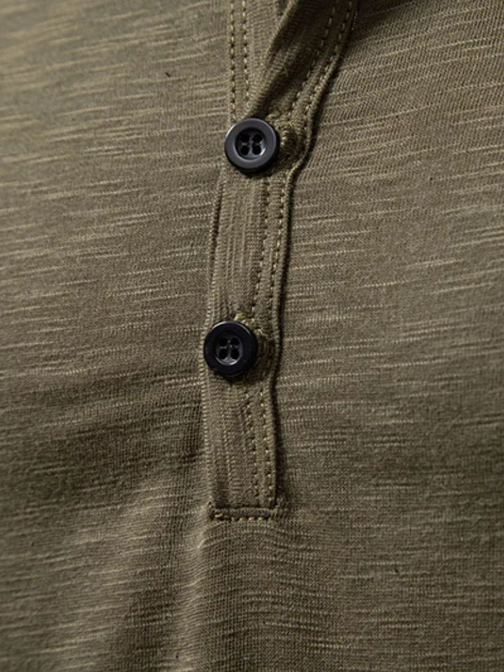 Camiseta de Manga Larga Henley