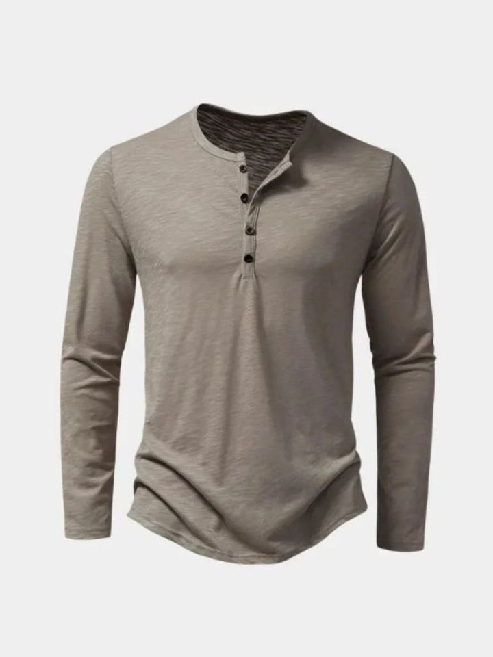 Camiseta de Manga Larga Henley