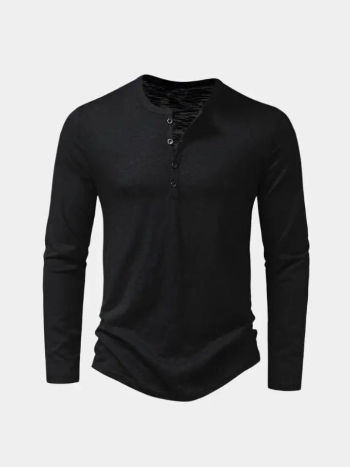 Camiseta de Manga Larga Henley
