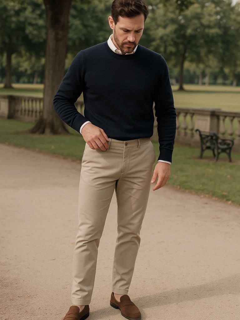 Slim Fit Casual Pants
