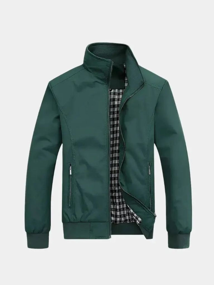 Chaqueta Bomber Casual Unicolor