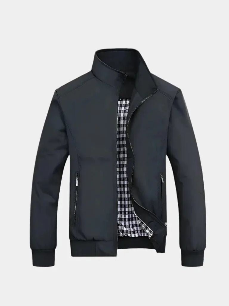 Chaqueta Bomber Casual Unicolor
