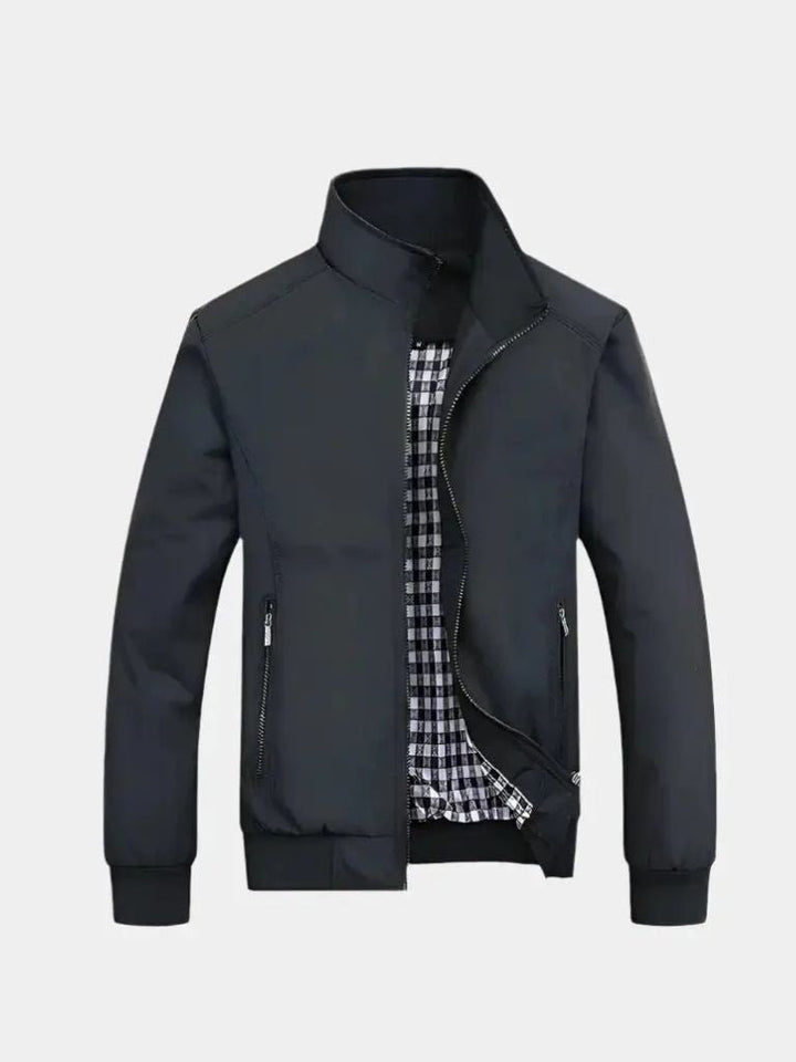 Chaqueta Bomber Casual Unicolor