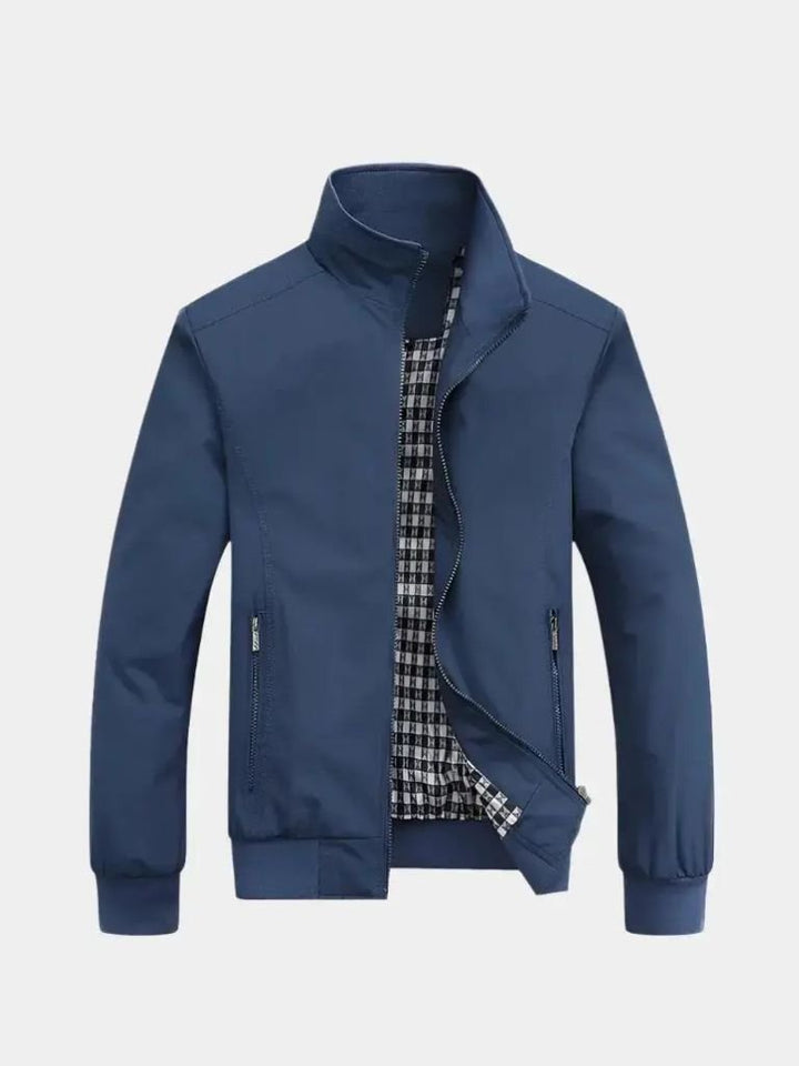 Chaqueta Bomber Casual Unicolor