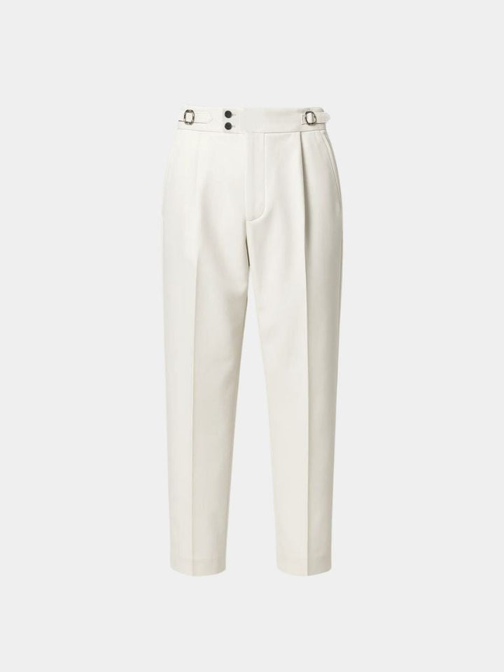 Pantalones Clásicos Elásticos Italia con Detalles Laterales