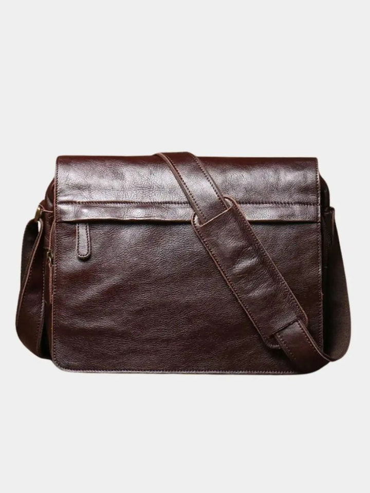 Bolso Mensajero de Cuero Clásico