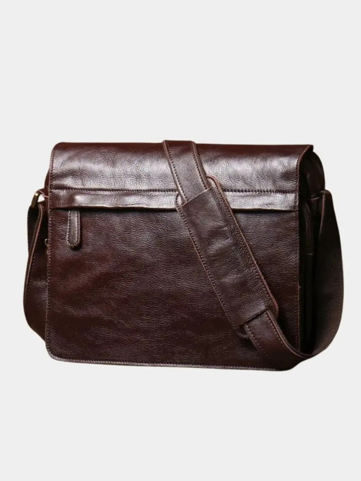 Bolso Mensajero de Cuero Clásico
