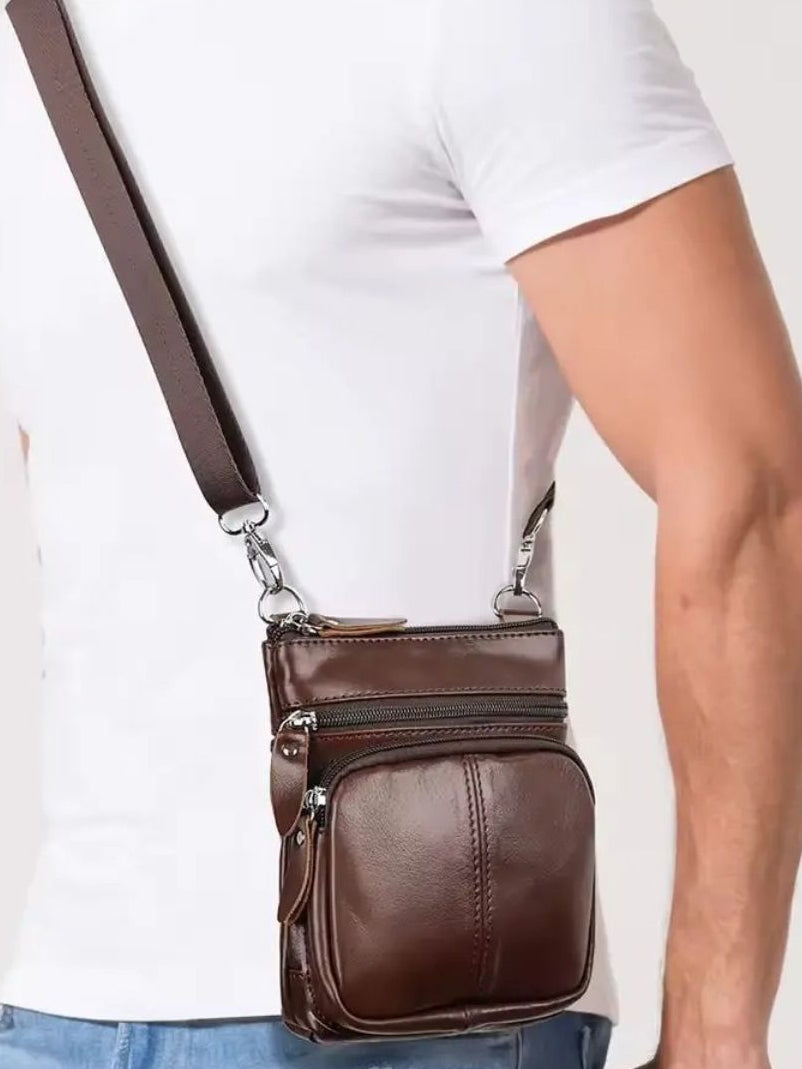 Bolso Cruzado de Cuero para Hombro