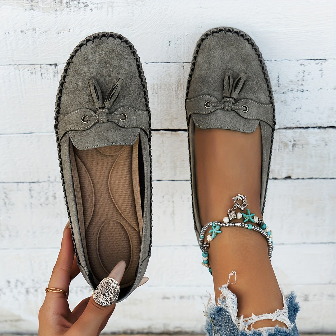 Nadine™ - Mocasines clásicos con detalle de flecos