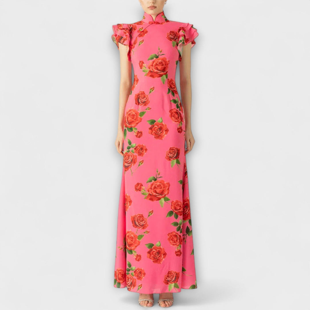 Blanka - Vestido maxi con estampado floral