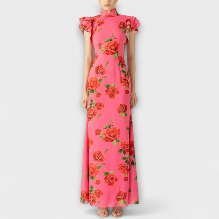 Blanka - Vestido maxi con estampado floral