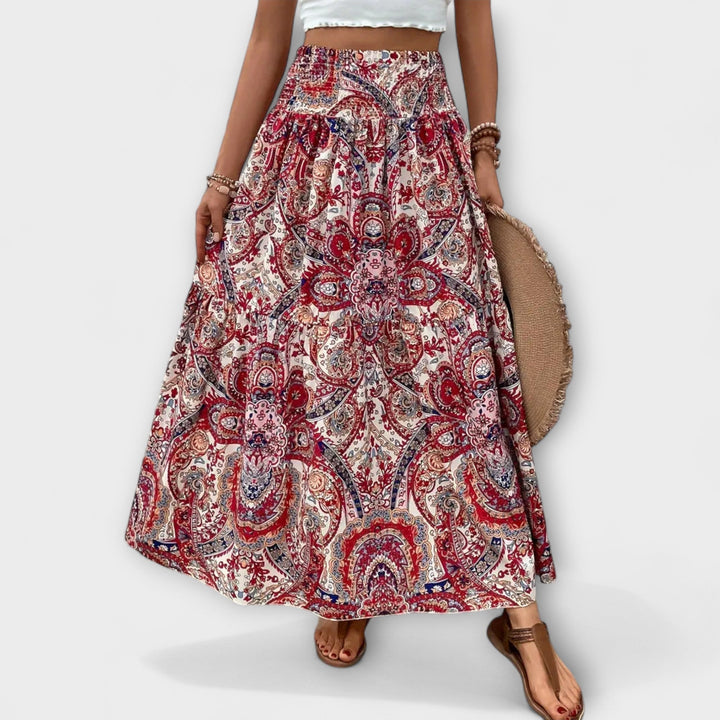 Vestido cómodo con estampado