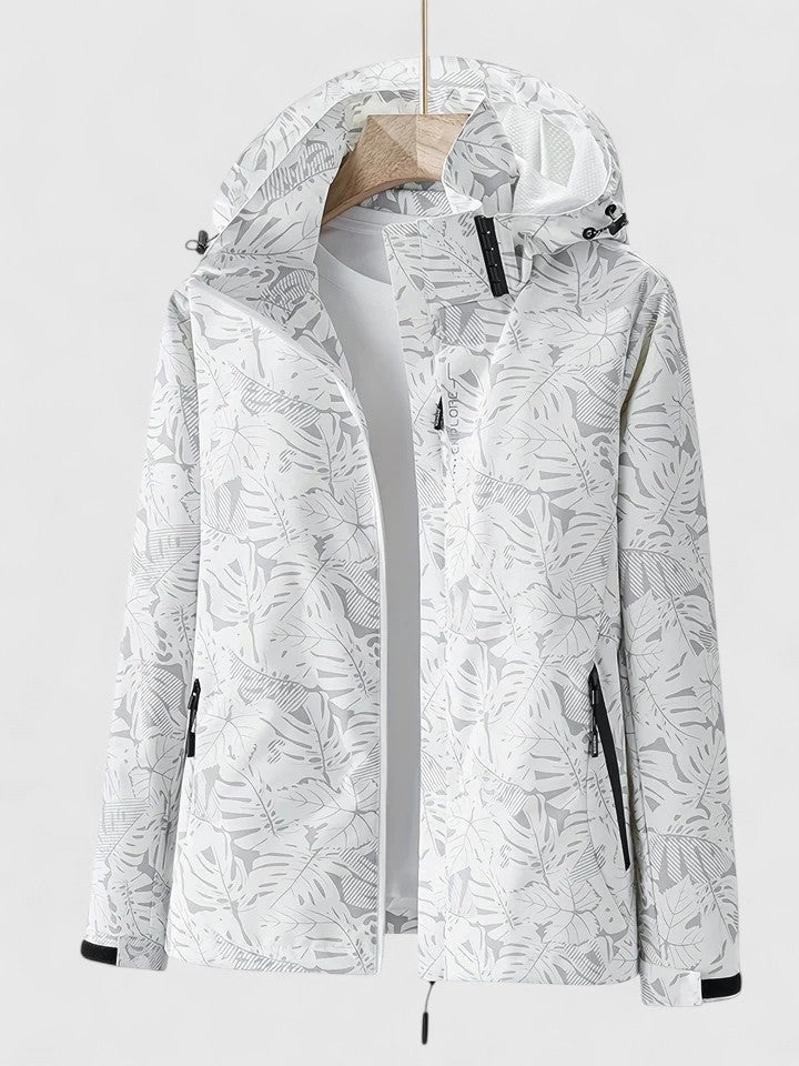 Tjaša – Chaqueta elegante con un patrón botánico
