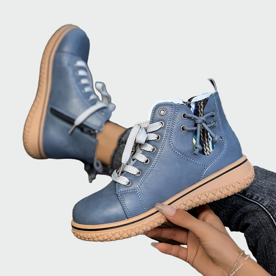 Botas de cuero ortopédicas de tobillo