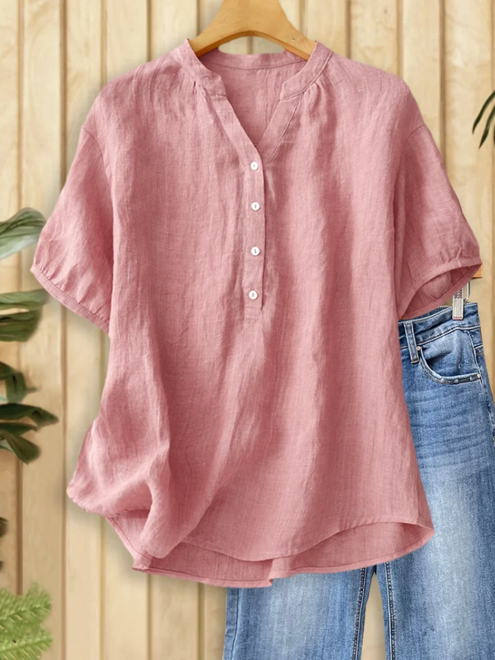 Blusa ligera con cuello en V