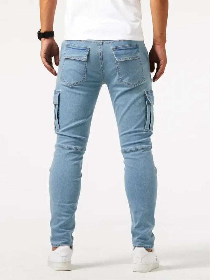 Pantalones Cargo de Denim