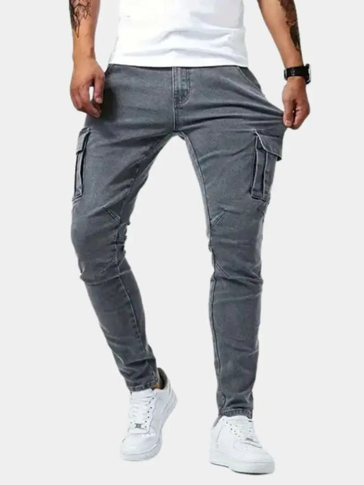 Pantalones Cargo de Denim